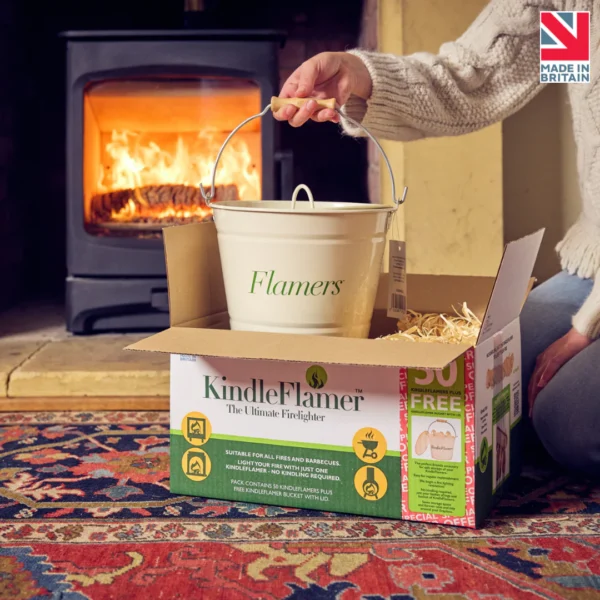 KindleFlamer with Bucket