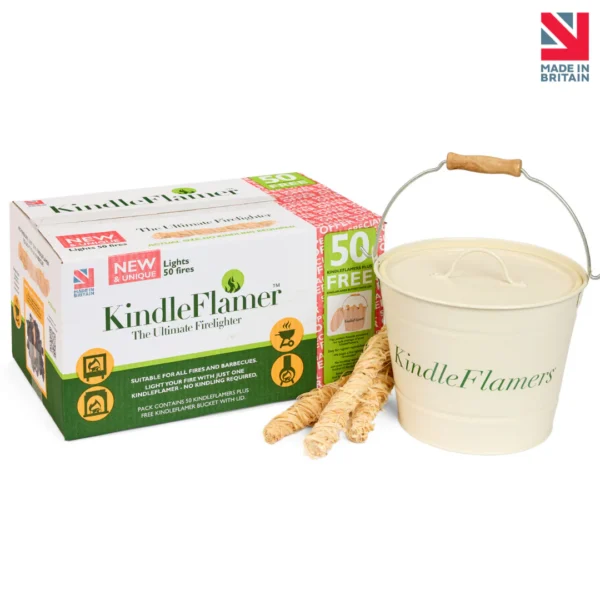 KindleFlamer with Bucket